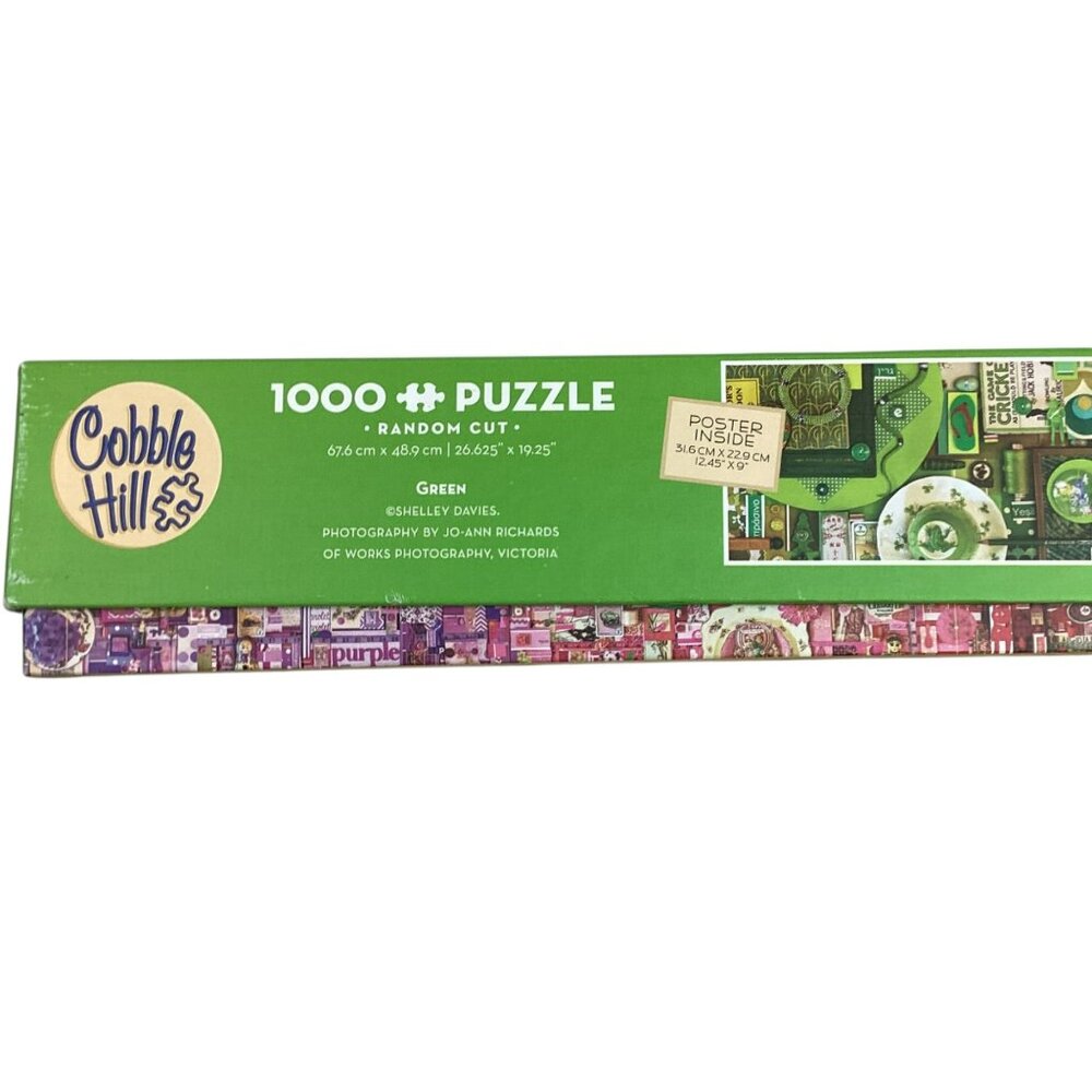 Cobble Hill Green Rainbow Project Collage 1000 Piece Jigsaw Puzzle - Picture 7 of 9
